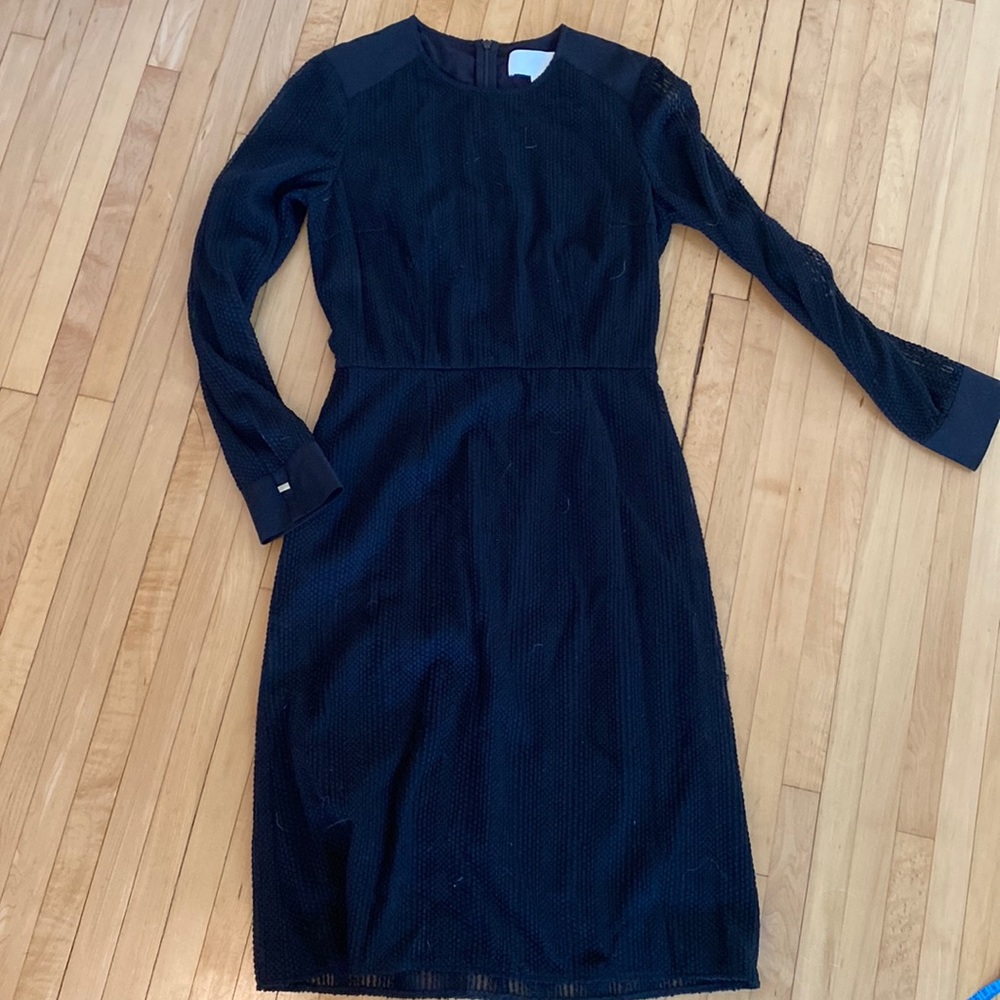 Boss long sleeve black dress size 2